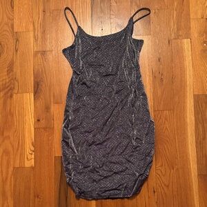 Charlotte Russe Glittery Black Dress
